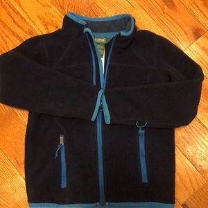 LL Bean kids fleece jacket